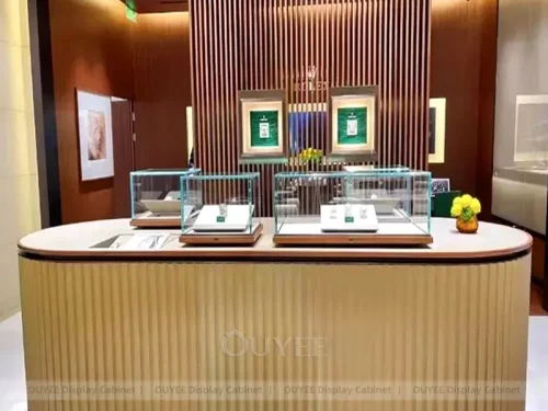 Refined White Jewelry Display Towers 01