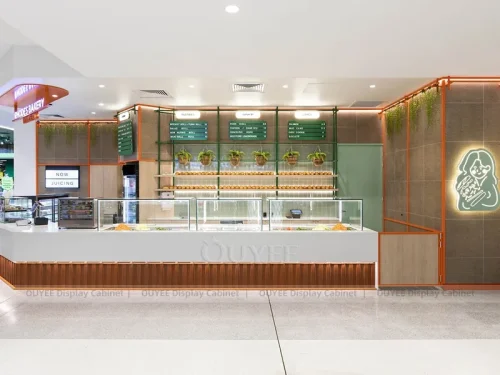 Rhodes Bakery Counter Bubble Tea Shop Display