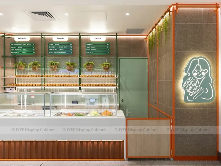 Rhodes Bakery Counter Bubble Tea Shop Display | Custom Bubble Tea Shop ...