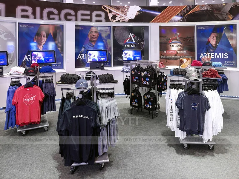 Round Apparel Islands Display Table 05