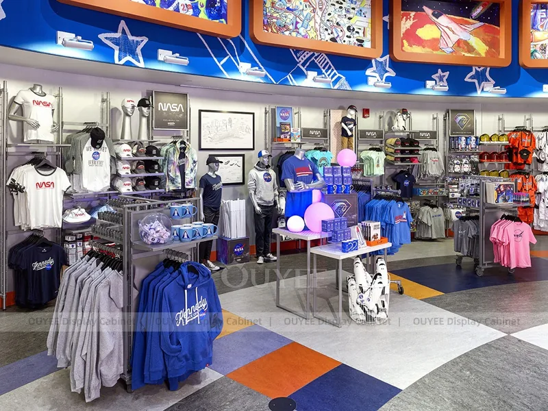 Round Apparel Islands Display Table 08