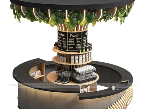Round Coffee Tree Kiosk