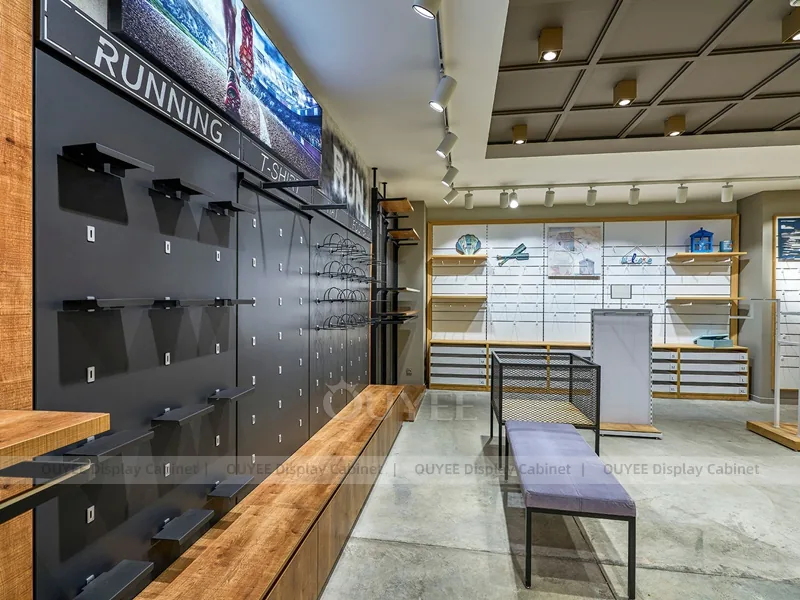 Running Shoe Wall Apparel Shop Display