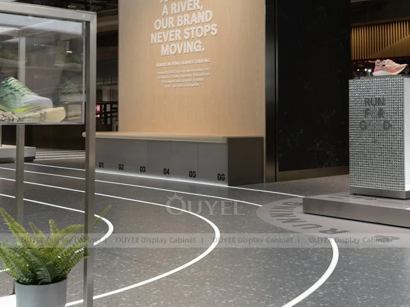 Running Track Store Apparel Shop Display