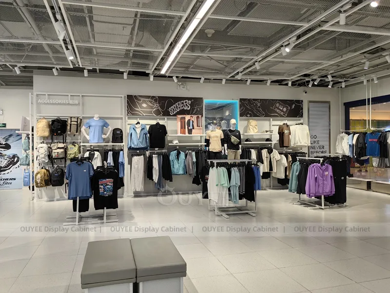 Skechers Blue Ceiling Apparel Shop Display - Image 5
