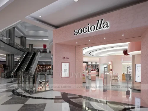 Socolla Beauty Pink Island Wig Display