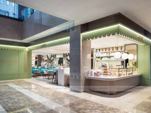 Soft Green Dessert Kiosk