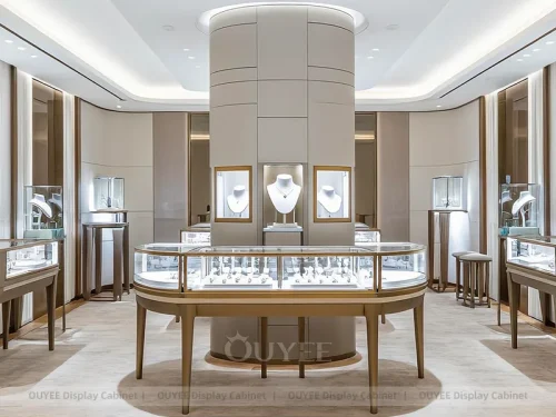 Sophisticated Beige Jewelry Showcases 01