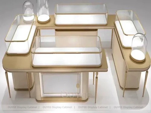 Sophisticated Champagne Gold Showcases 01