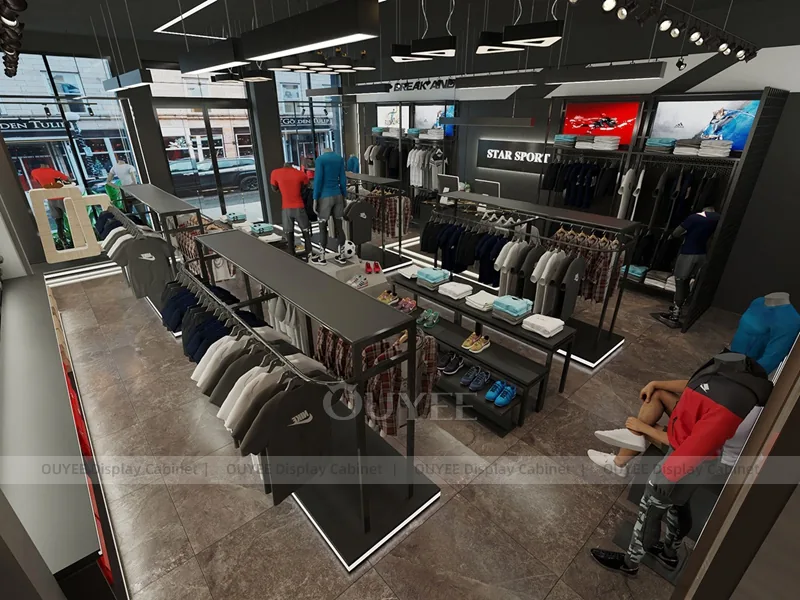 Streetwear Graphic Tables Clothing Store Display 07