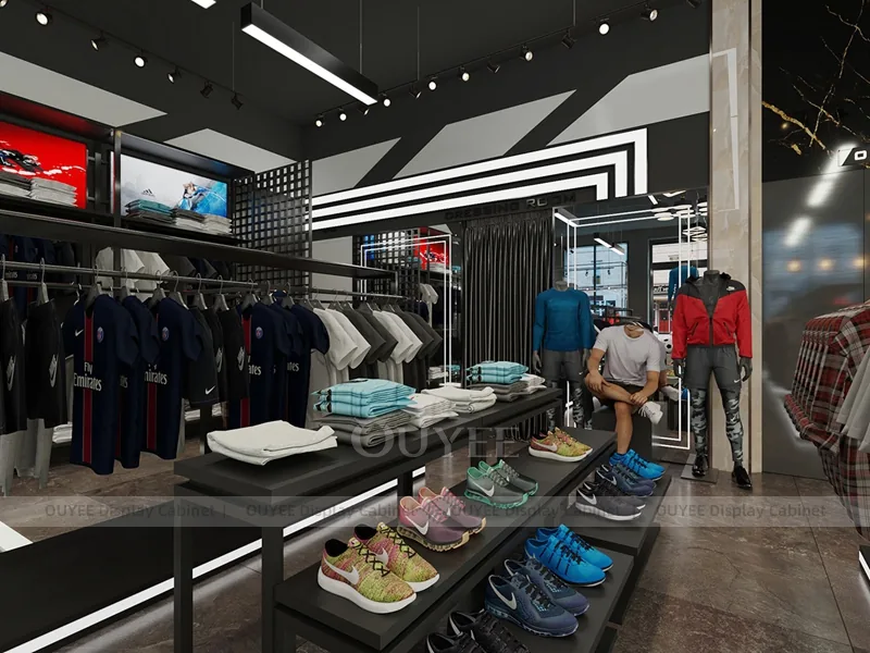 Streetwear Graphic Tables Clothing Store Display 08