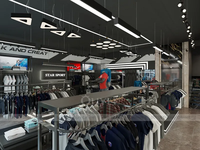 Streetwear Graphic Tables Clothing Store Display 10