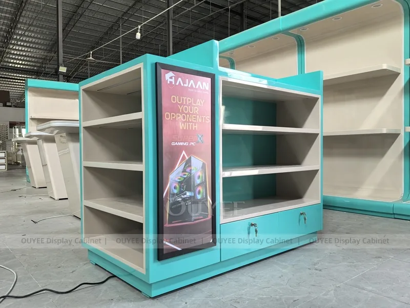 Teal And Blue LED Phone Display Fixture - Image 5