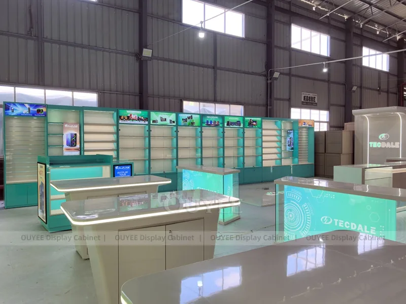 Teal And Blue LED Phone Display Fixture - Image 8