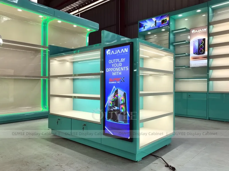 Teal And Blue LED Phone Display Fixture - Image 10