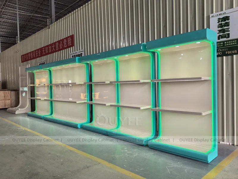 Teal And Blue LED Phone Display Fixture - Image 12