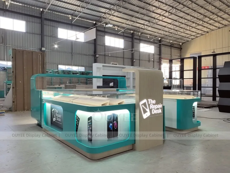 Teal And Blue LED Phone Display Fixture - Image 6