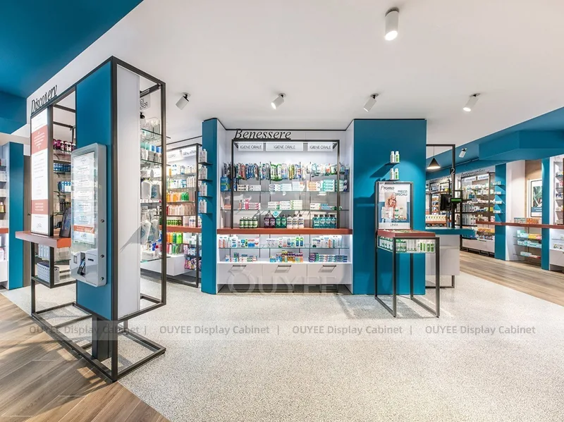 Teal Ceiling Pharmacy Gondola - Image 2