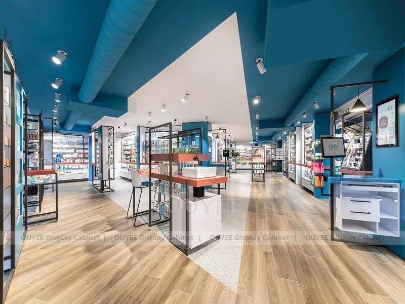 Teal Ceiling Pharmacy Gondola - Image 3