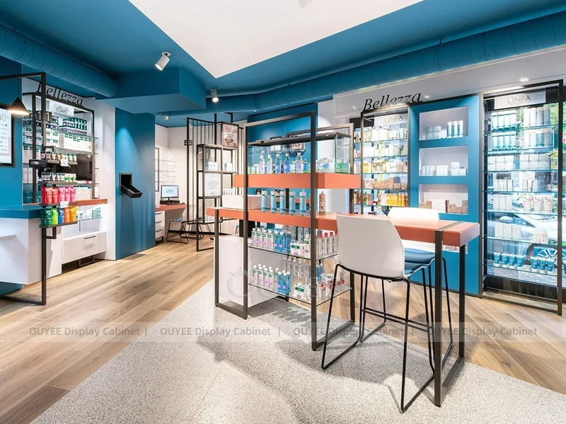 Teal Ceiling Pharmacy Gondola - Image 4