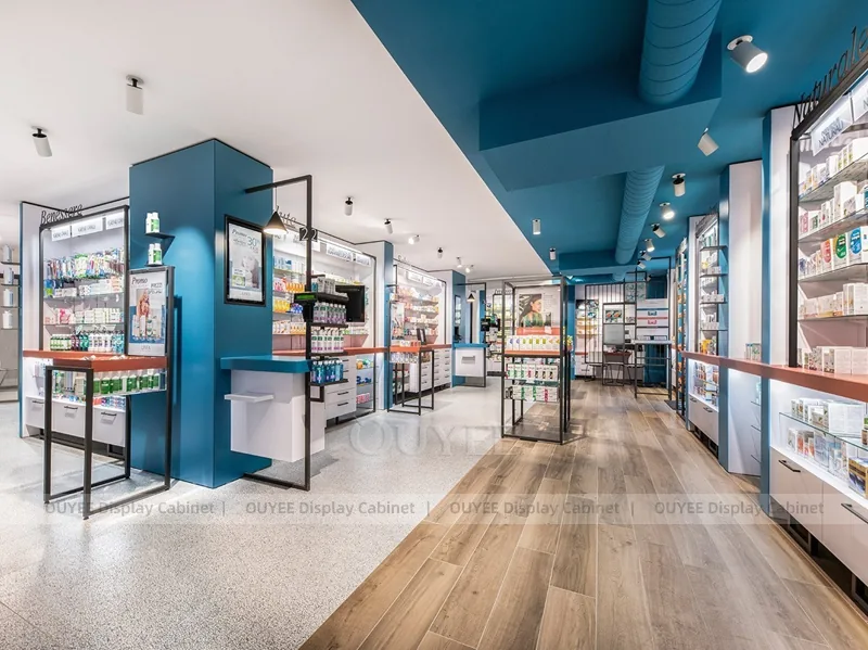 Teal Ceiling Pharmacy Gondola - Image 5