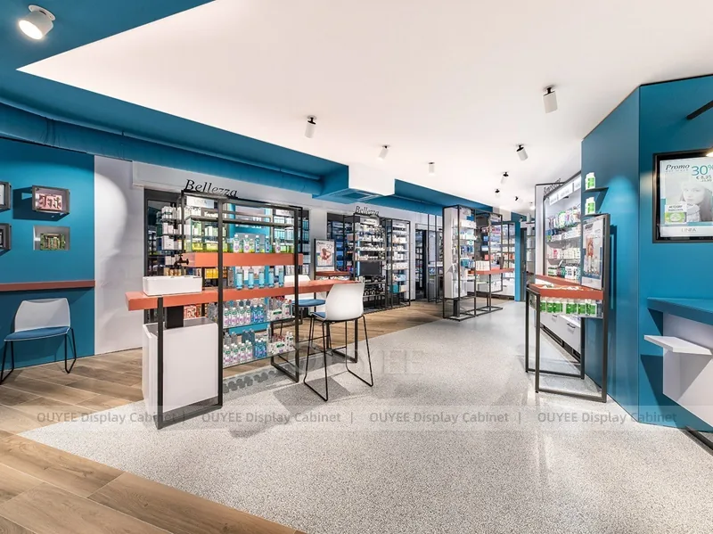 Teal Ceiling Pharmacy Gondola - Image 7