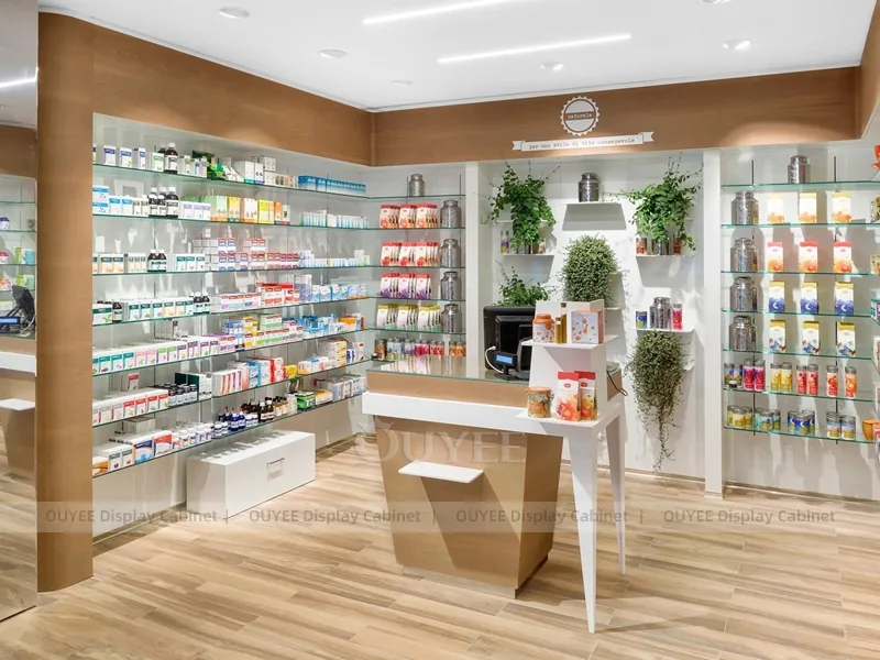 Teal Pharmacy Wall Shelving - Image 3