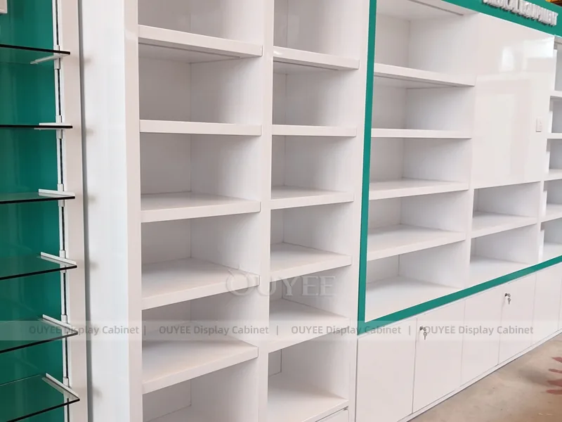 Teal White Pharmacy Counter - Image 4