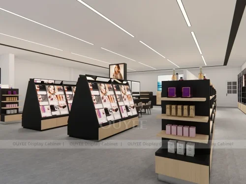 Twin Makeup Gondolas Display