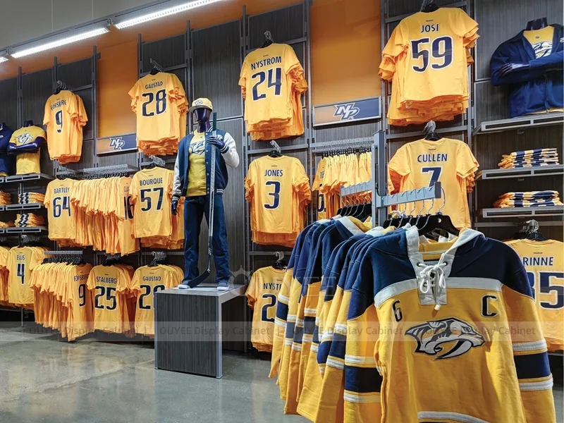 University Merch Kiosk Clothing Store Display 05