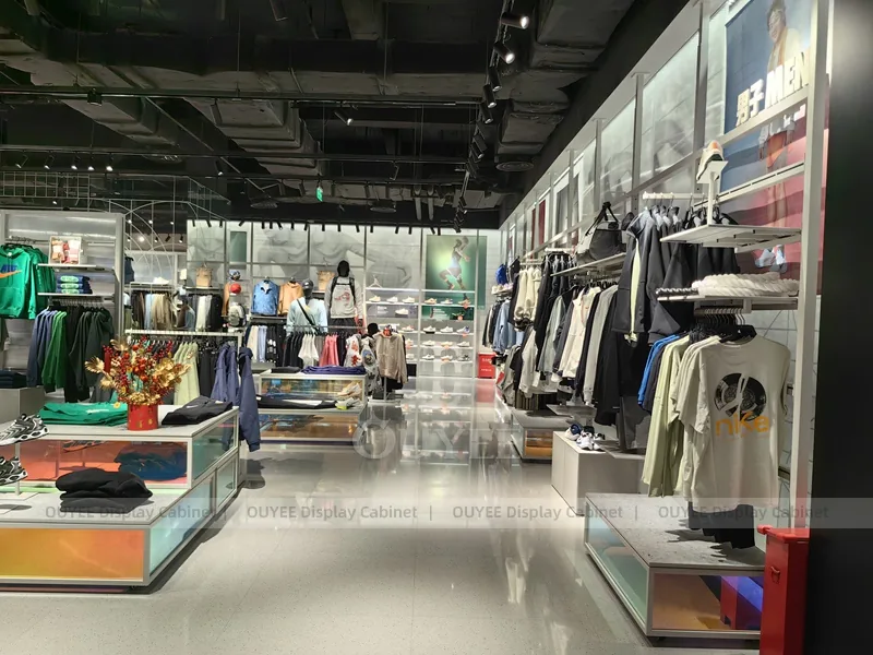 Urban Menswear Red Wall Menswear Clothing Store Display - Image 2