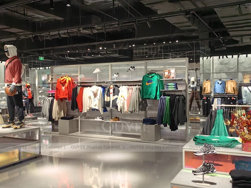 Urban Menswear Red Wall Menswear Clothing Store Display - Image 4