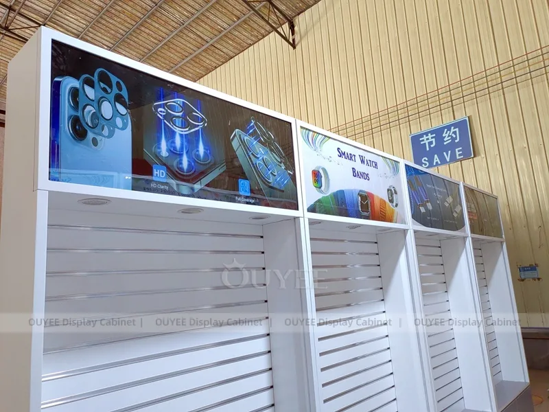 White And Blue LED Phone Display Fixture - Image 8