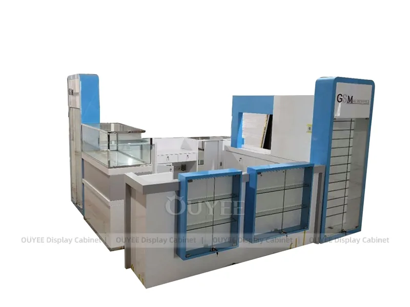 White And Blue LED Phone Display Fixture - Image 4