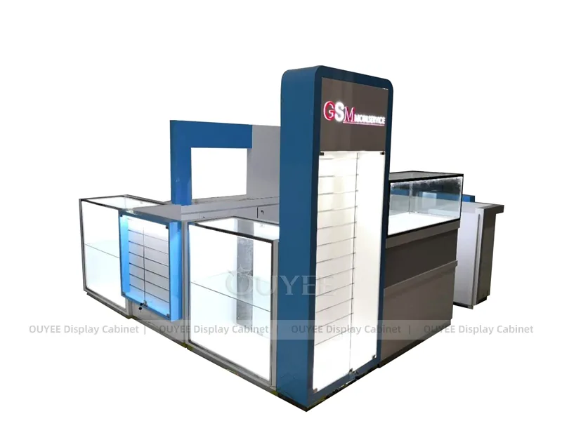 White And Blue LED Phone Display Fixture - Image 6