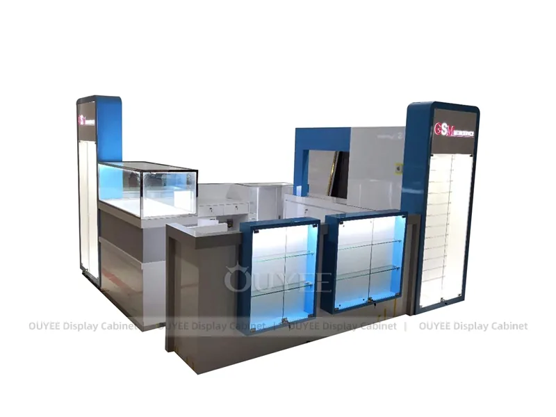 White And Blue LED Phone Display Fixture - Image 7