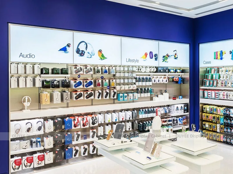 White And Blue LED Phone Display Fixture - Image 3