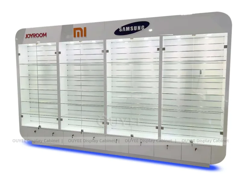 White And Blue LED Phone Display Fixture - Image 4