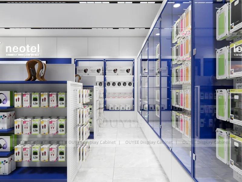 White And Blue LED Phone Display Fixture - Image 2