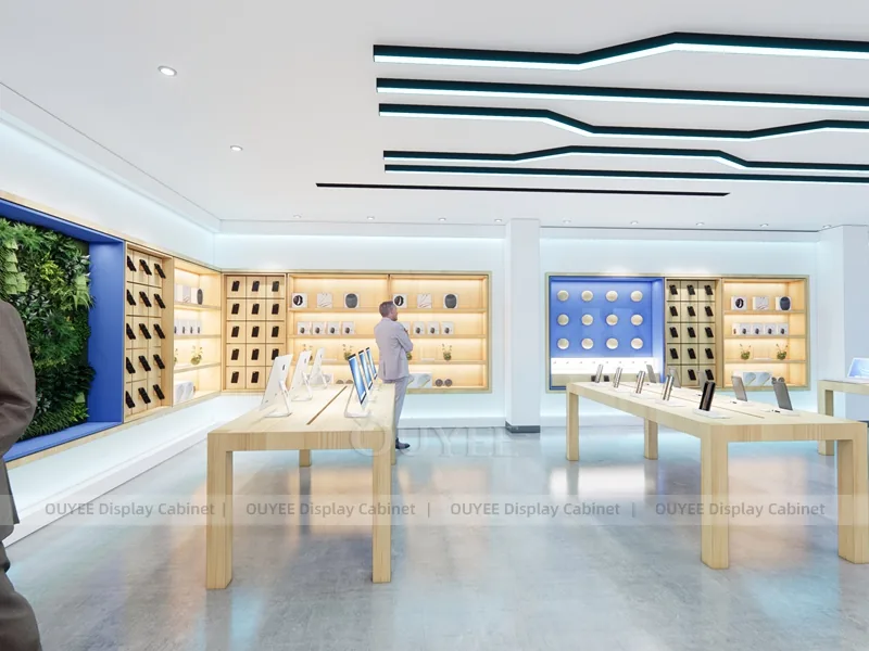 White And Blue LED Phone Display Fixture - Image 7