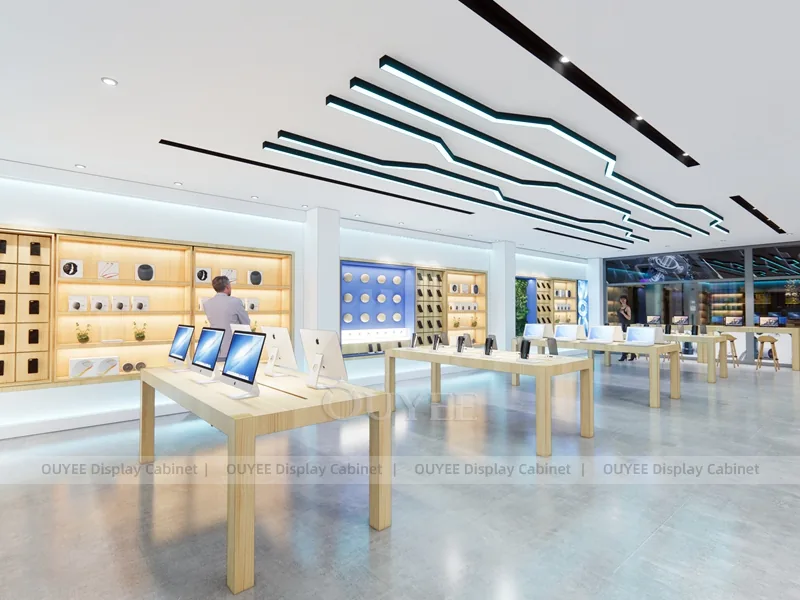White And Blue LED Phone Display Fixture - Image 8