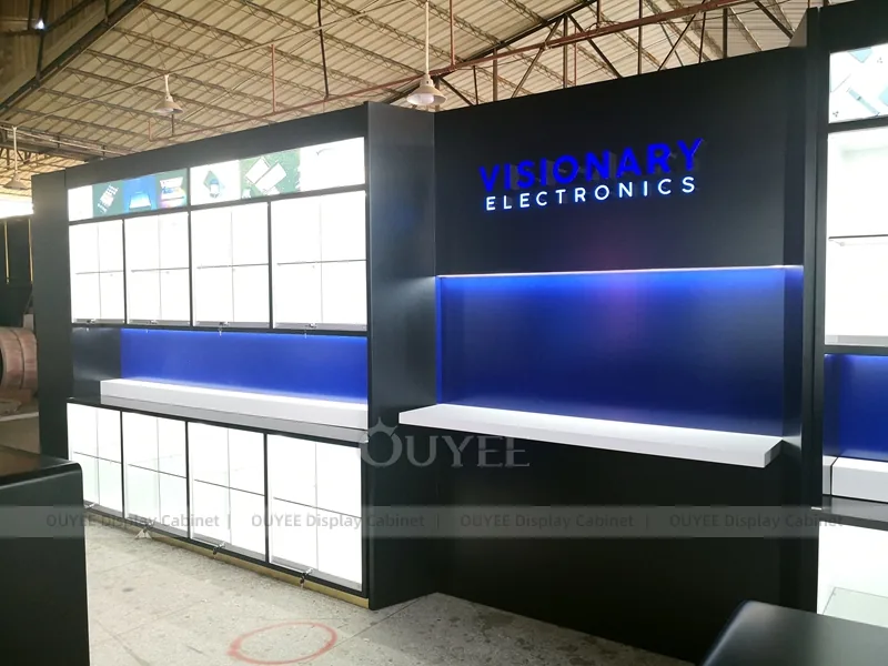 White And Blue LED Phone Display Fixture - Image 3
