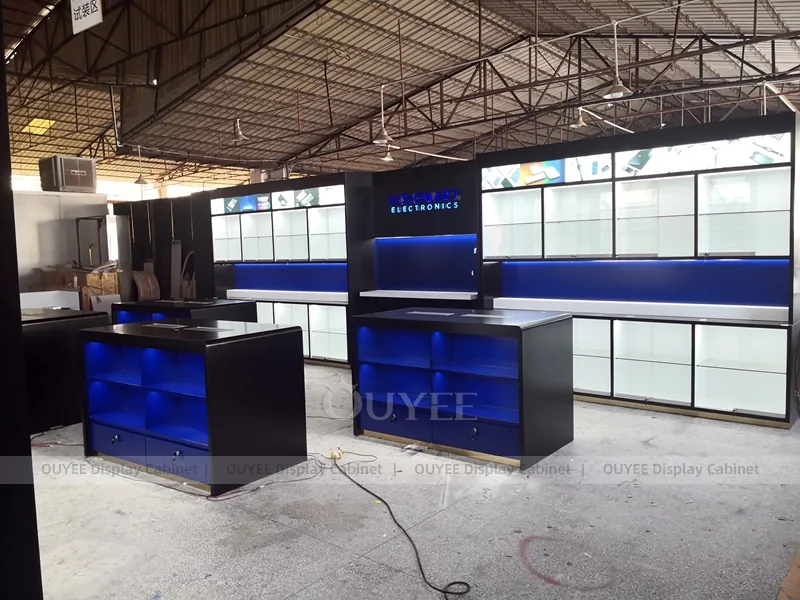 White And Blue LED Phone Display Fixture - Image 6