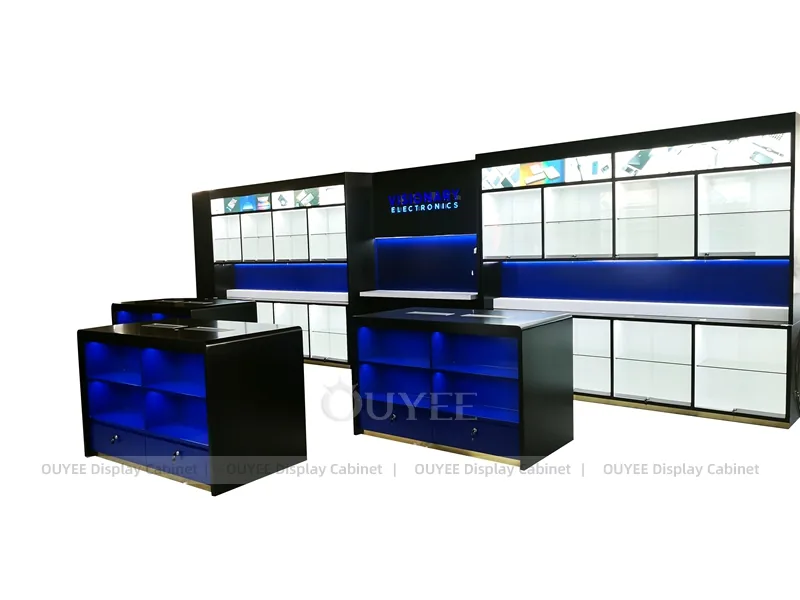 White And Blue LED Phone Display Fixture - Image 4