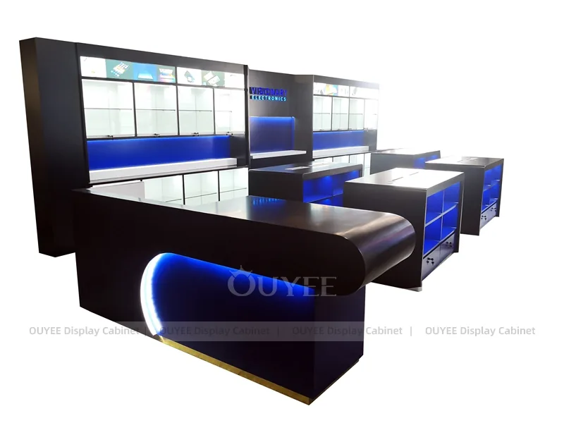 White And Blue LED Phone Display Fixture - Image 5