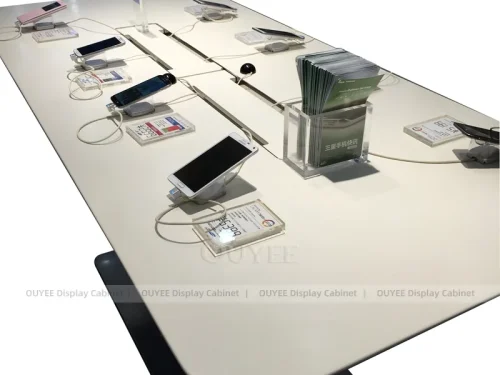 White And Green LED Phone Display Fixture