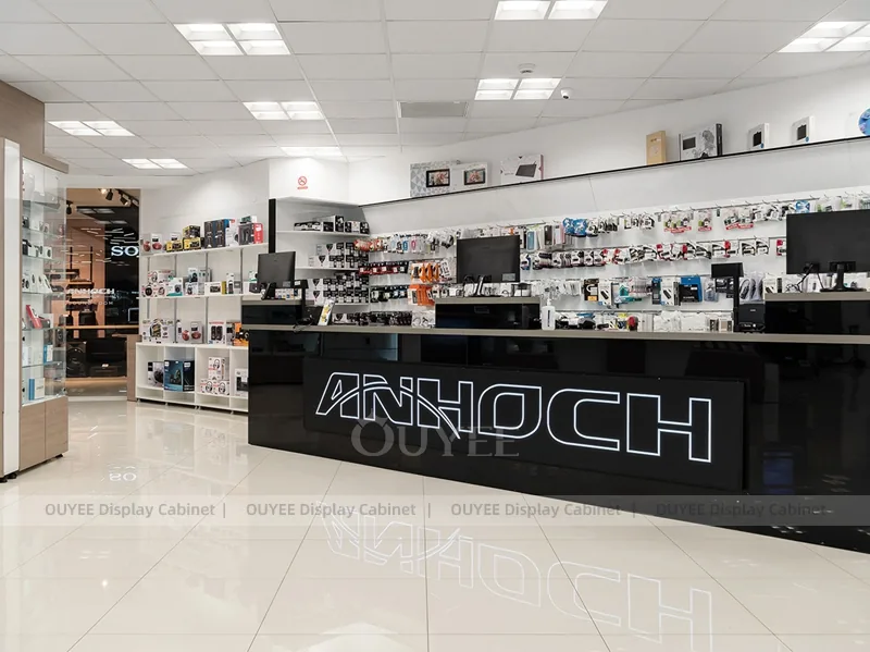 White And Orange Complete Store Fixture - Image 5