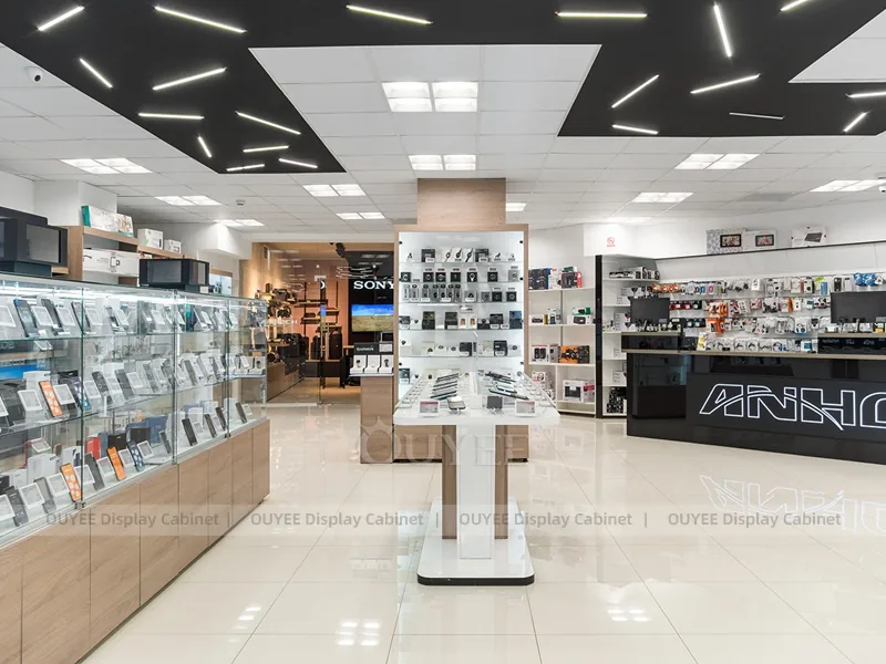 White And Orange Complete Store Fixture - Image 6