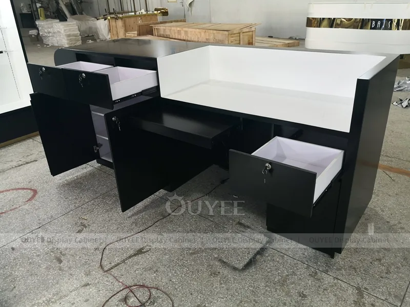 White And Wood Tone Complete Store Fixture - Image 7
