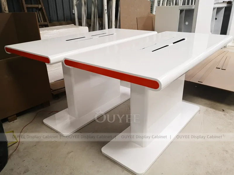 White And Wood Tone Complete Store Fixture